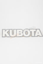Kubota Decal - Black Trim 7558058450