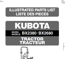 BX2680 Parts Manual
