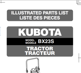BX23S  Parts Manual