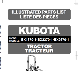 BX2370 Parts Manual