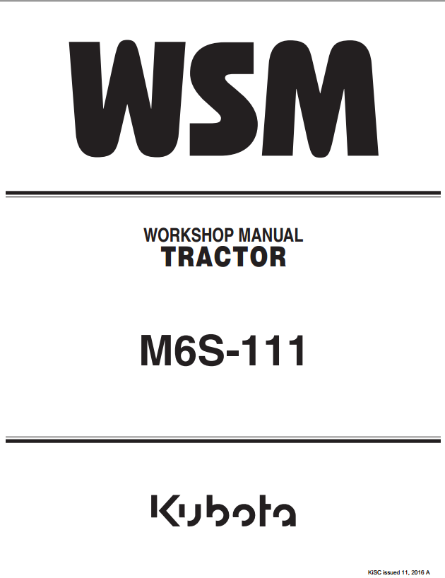 M6S-111 Service Manual