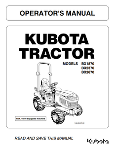 BX2670 Operators Manual
