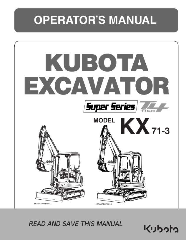 KX71-3 Operators Manual