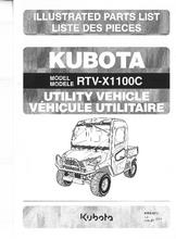 RTV-X1100C Parts Manual