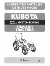 MX4700DT Parts Manual