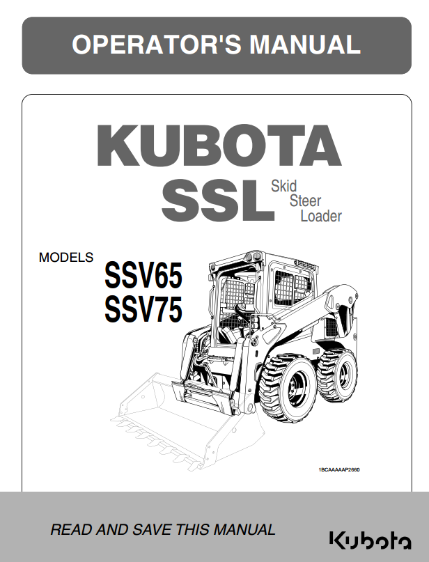 SSV65 Operators Manual