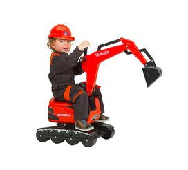 KX080 Ride On Toy Excavator with Wheels