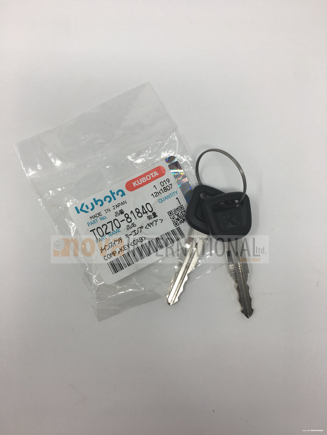 Ignition Key T0270-81840