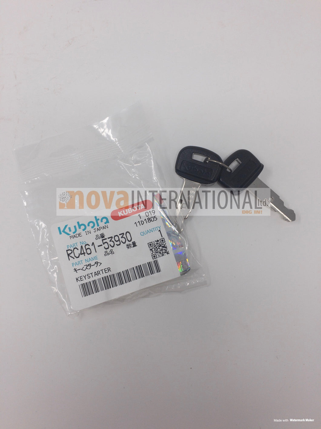 Ignition Key - Construction - NON Programable RC461-53930