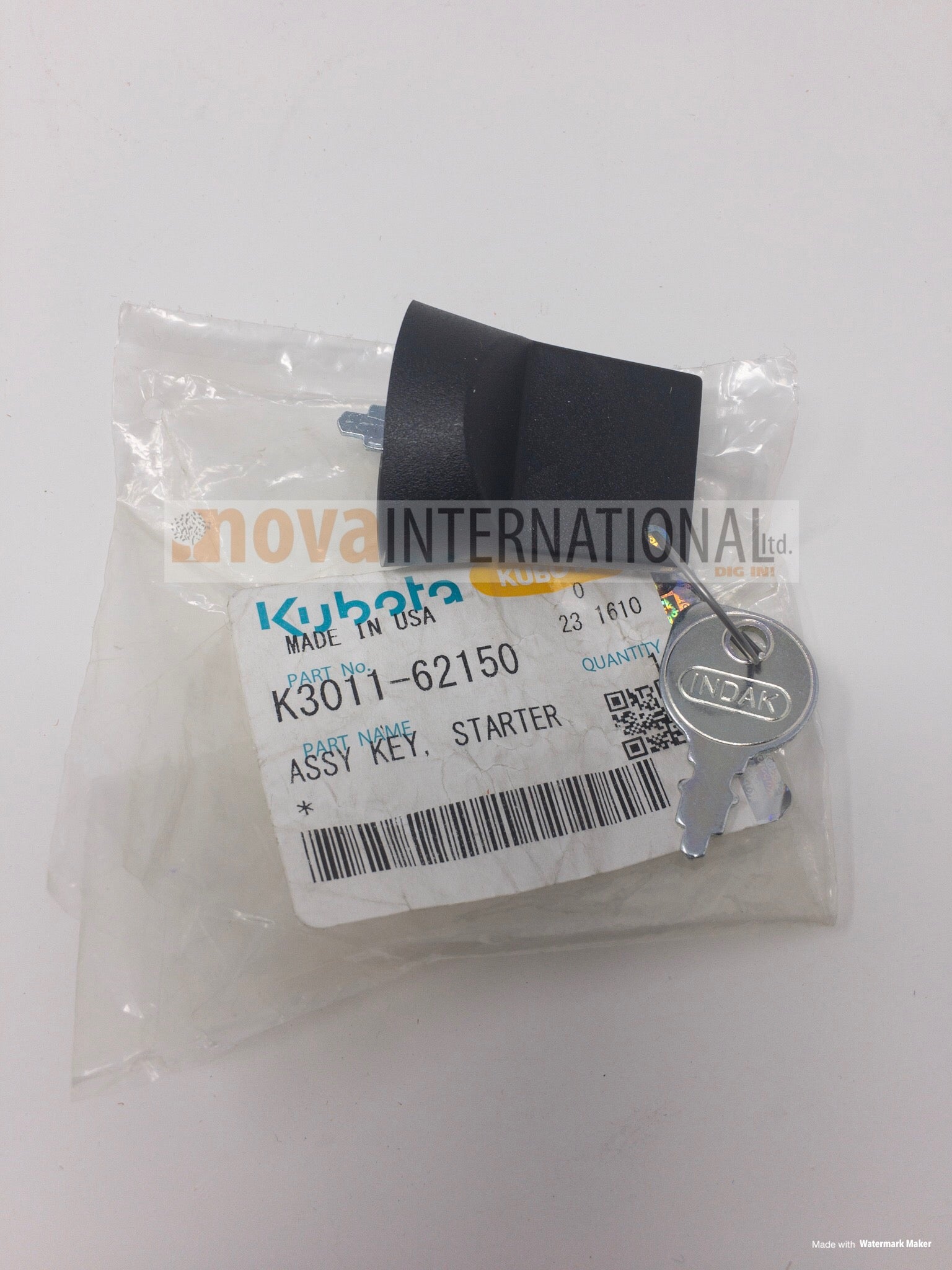 Ignition Key K3011-62150 (<= SN 20299)