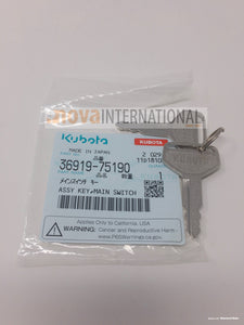 Ignition Key 36919-75190