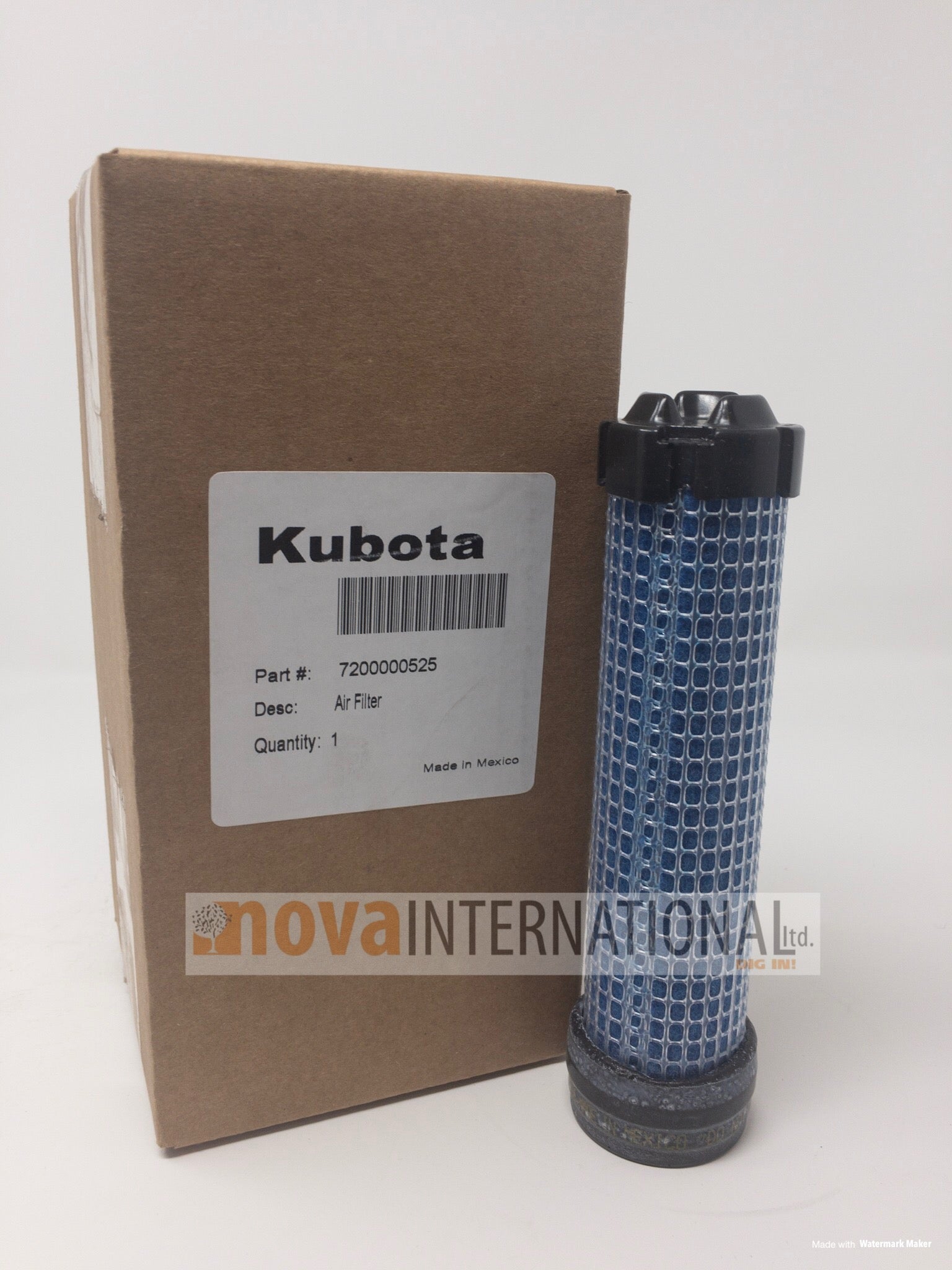 Inner Air Filter 72000-00525 – Nova International Ltd