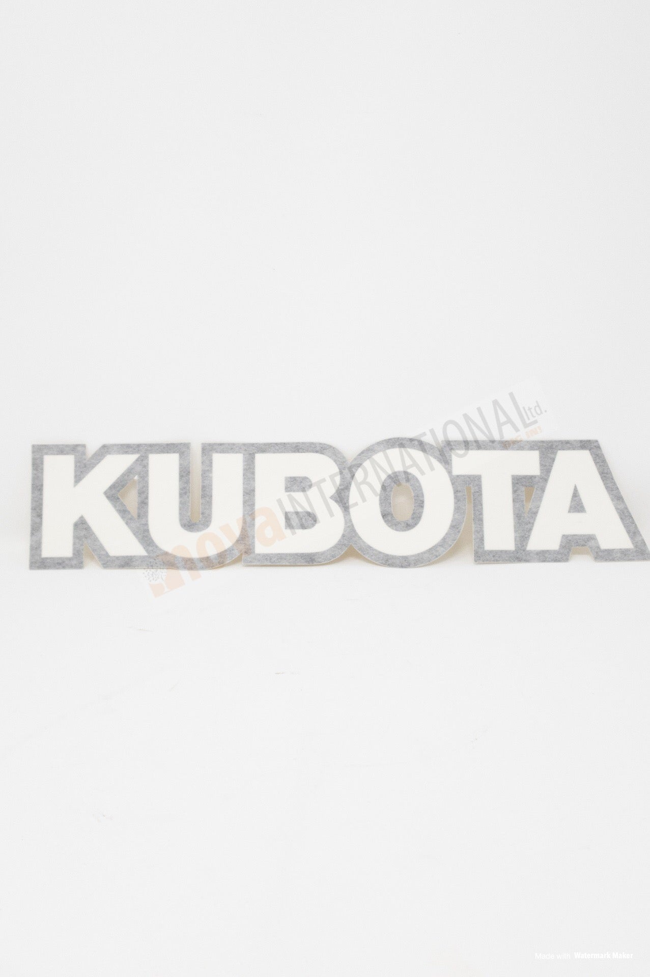 Kubota Decal - Black Trim 7558058450