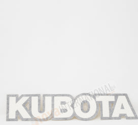 Kubota Decal - Black Trim 7558058450