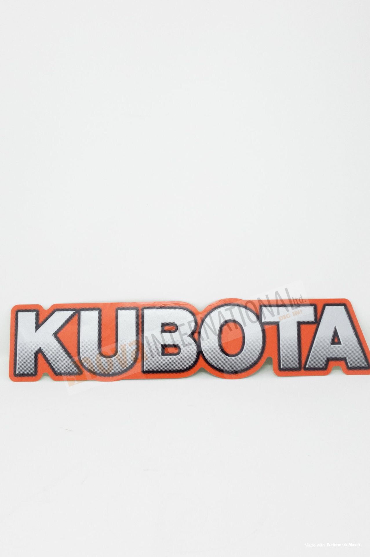 Kubota Decal - Orange Trim 7J29258452