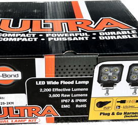 DUAL LED WIDE FLOOD LAMP UNIBOND