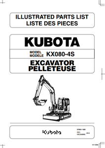 KX080-4 Parts Manual