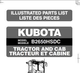 B2650HSDC Parts Manual