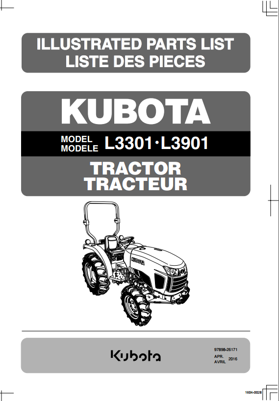 L3901DT Parts Manual