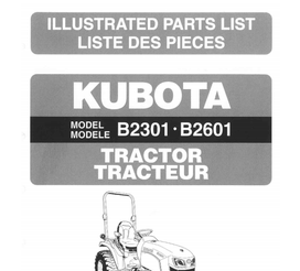 B2301 Parts Manual