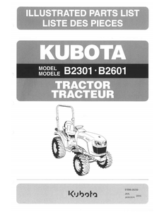 B2601 Parts Manual