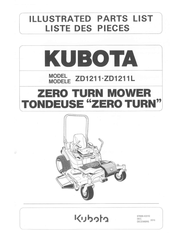 ZD1211 Parts Manual