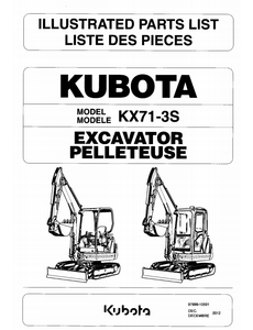 KX71-3 Parts Manual