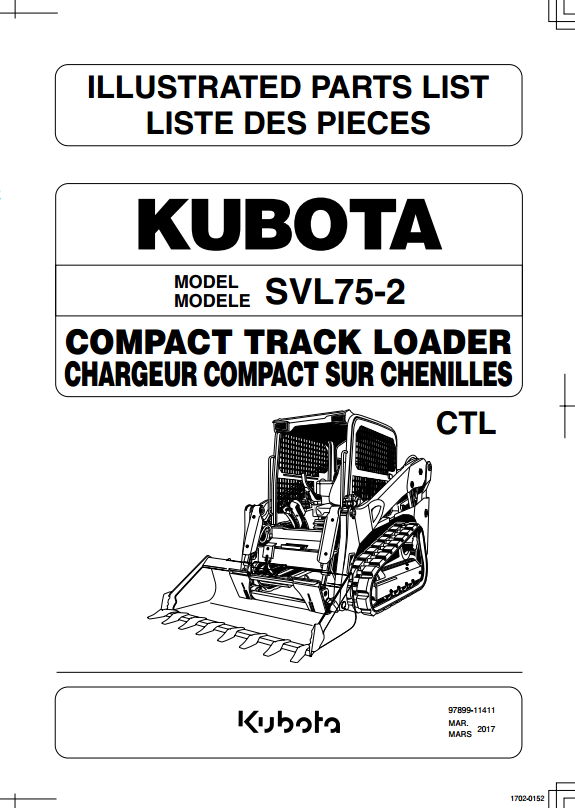 SVL75-2 Parts Manual