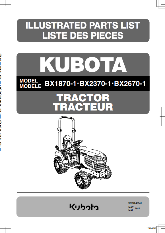 BX2670 Parts Manual