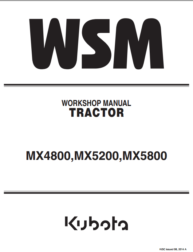 MX4800HST Service Manual