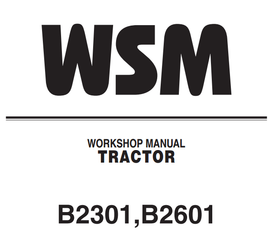 B2601 Service Manual