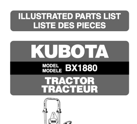 BX1880 Parts Manual