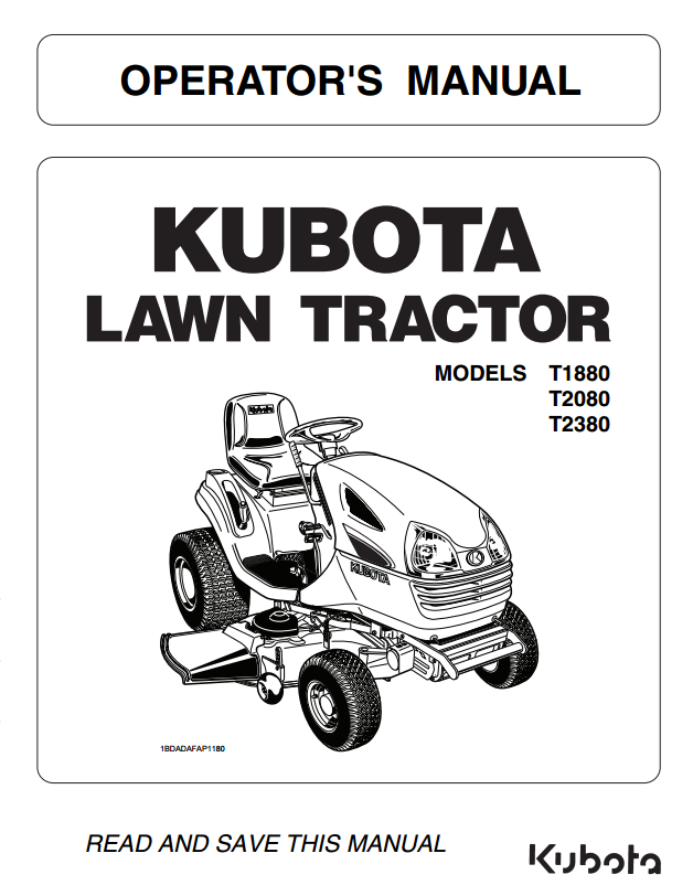 T2380 Operators Manual