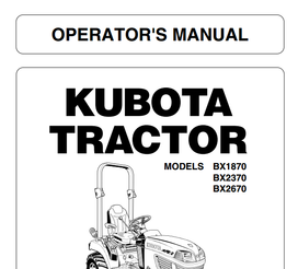BX2370 Operators Manual