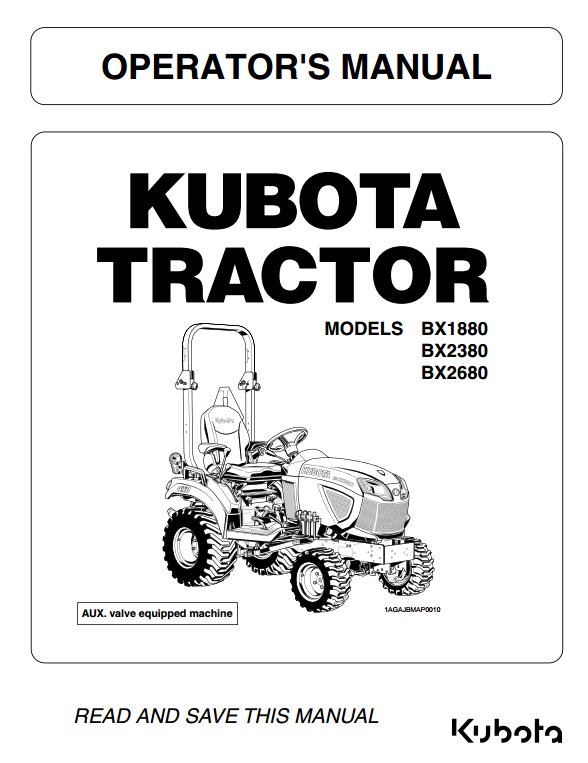 BX2380 Operators Manual