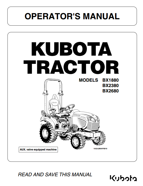 BX180  Operators Manual