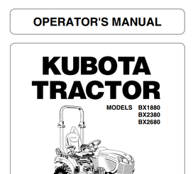 BX2680 Operators Manual