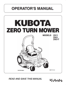 Z421 Operators Manual