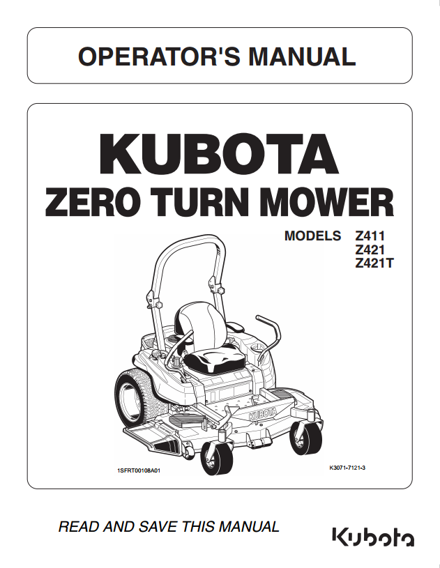 Z421 Operators Manual