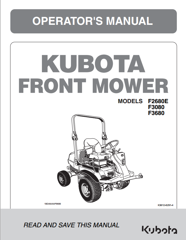F2680E Operators Manual