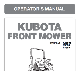 F3080 Operators Manual
