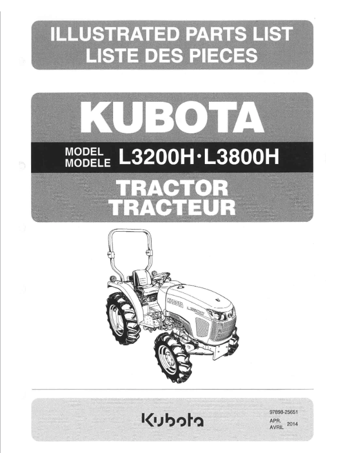 L3200HSD Parts Manual