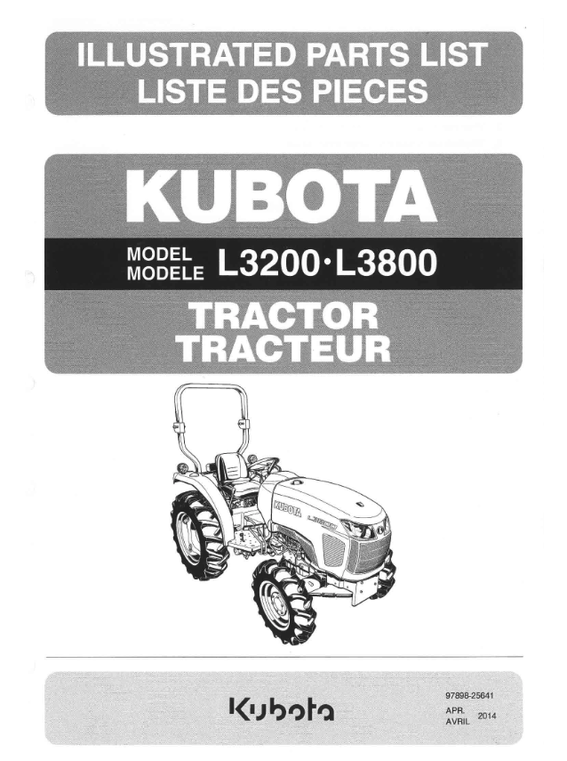 L3200DT Parts Manual