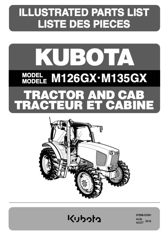 M126GXDTC Parts Manual