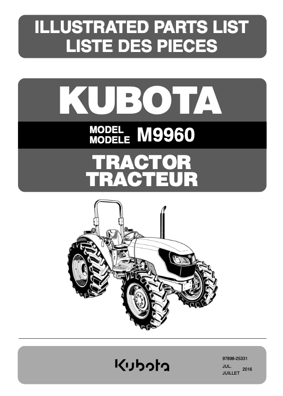 M9960HD12 Parts Manual