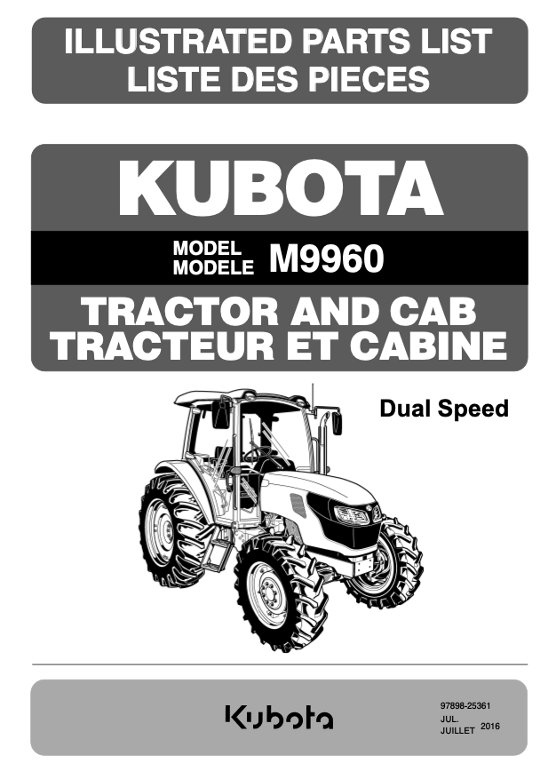 M9960HDCC24 Parts Manual