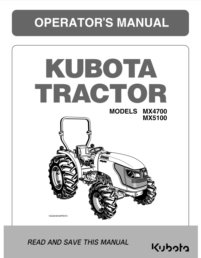 MX5100HST Operators Manual
