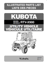 RTV-X900 Parts Manual