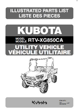 RTV-XG850 Parts Manual