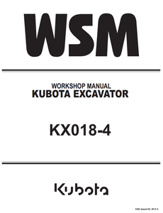 KX018-4 Service Manual